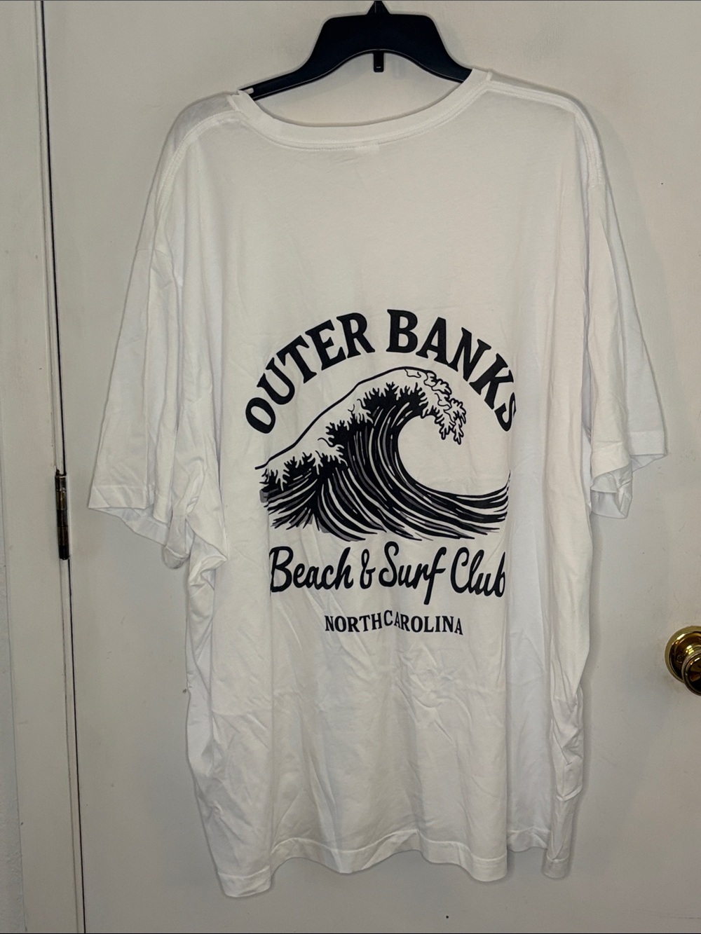 Outer Banks North Carolina Beach & Surf Club white short sleeve t-shirt Sz 3XL